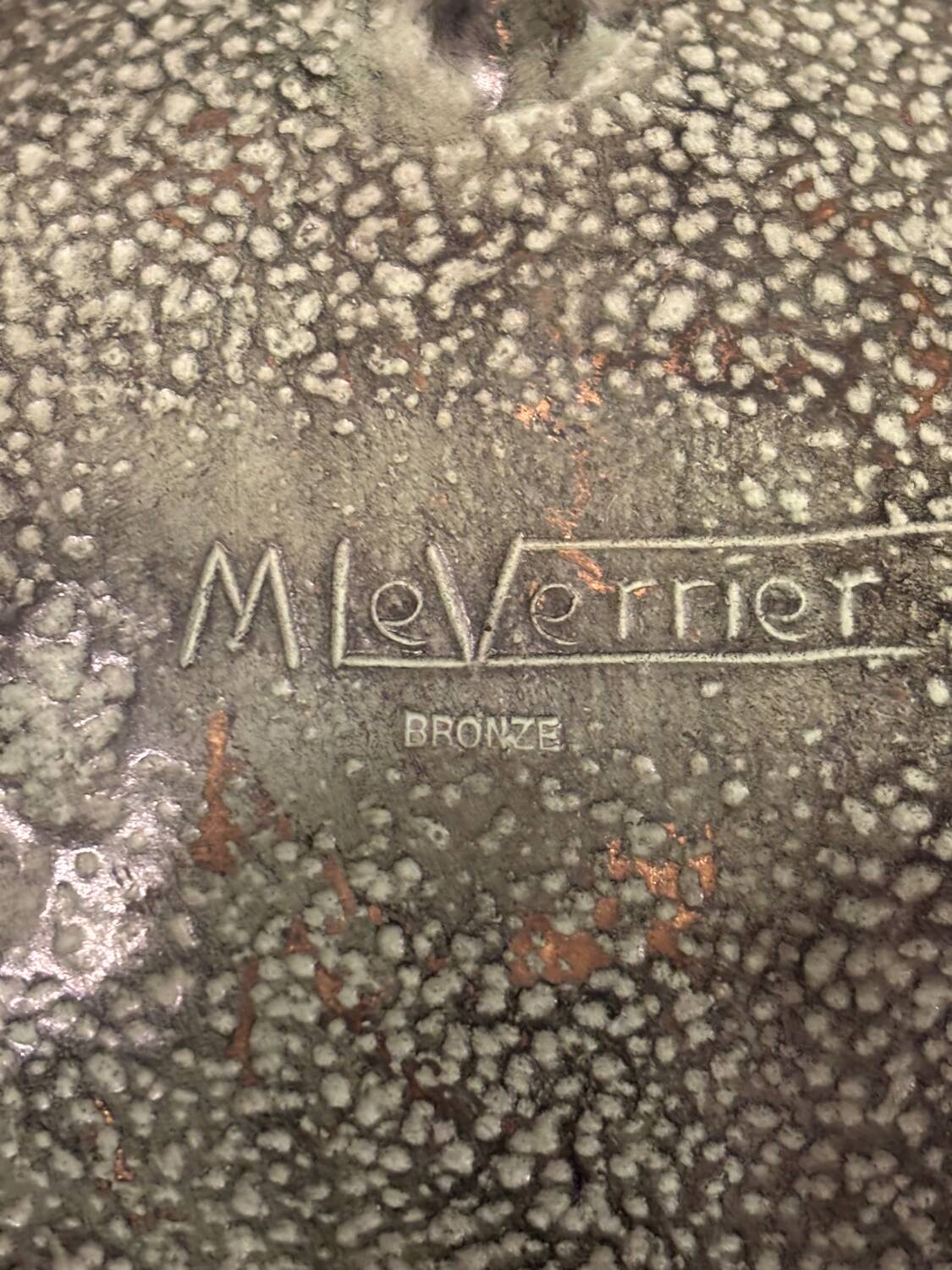 Bronze bowl Max le Verrier