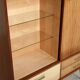 East German sideboard/glass cabinet from the 1960s