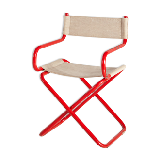 Tubular foldable chair
