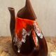 Enamelled ceramic coffee pot signed Vallauris - 1960s