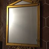 Miroir en bois doré - 87x51cm