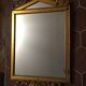 Golden wooden mirror - 87x51cm
