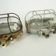 Pair of cast iron industrial window sconces, TH brand