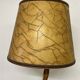 Rattan and bamboo plant holder floor lamp from the 70s