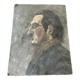 Old portrait of a man – painting on panel