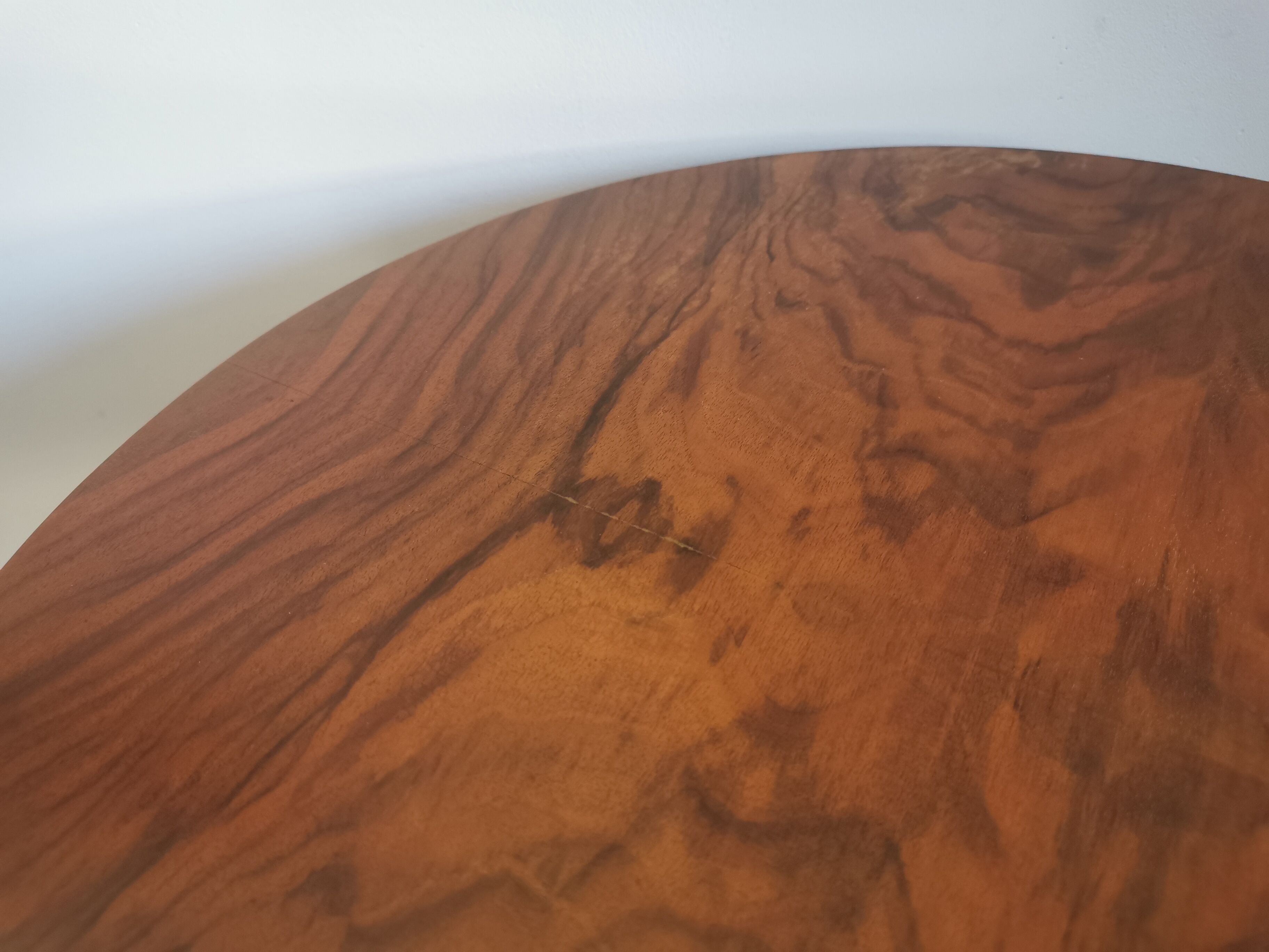 Table tripode vintage en bois des années 60