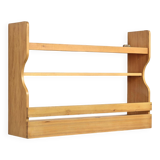 Pine wall-mounted sideboard, Les Arcs 1800, circa 1970