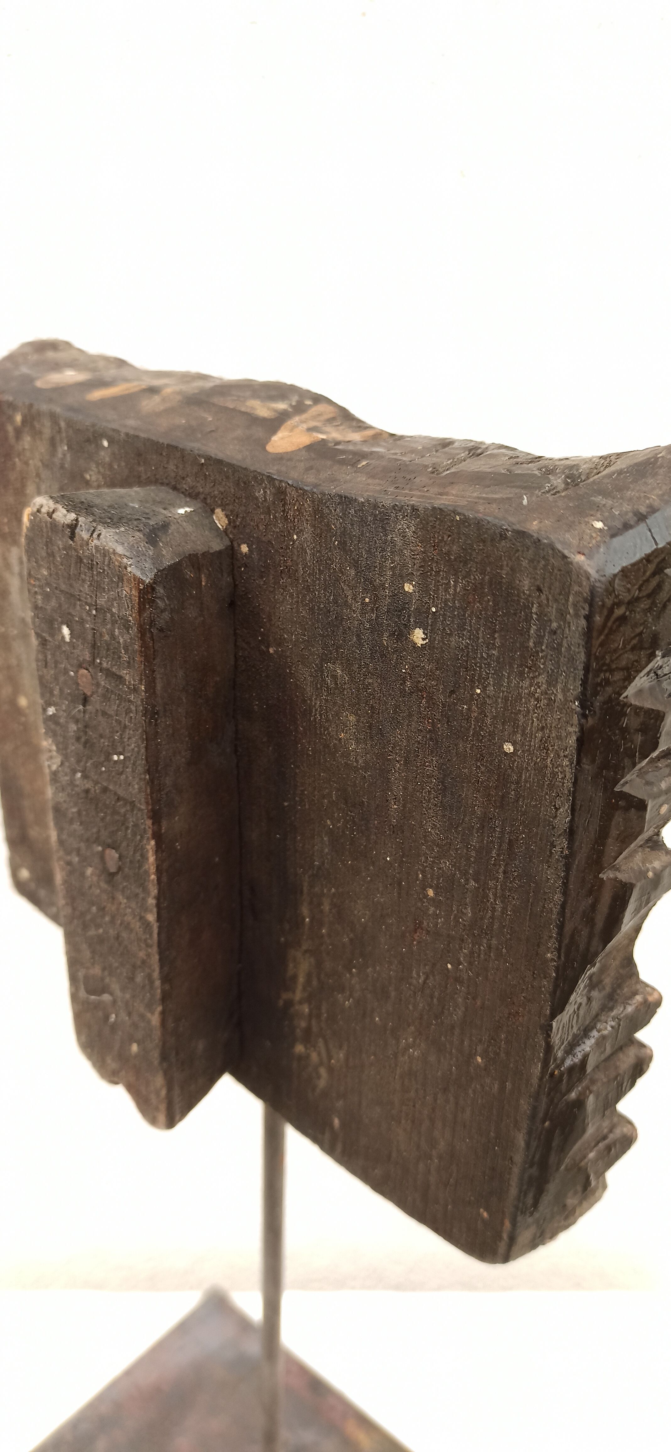 Lot de trois anciens tampons encreurs sur socle