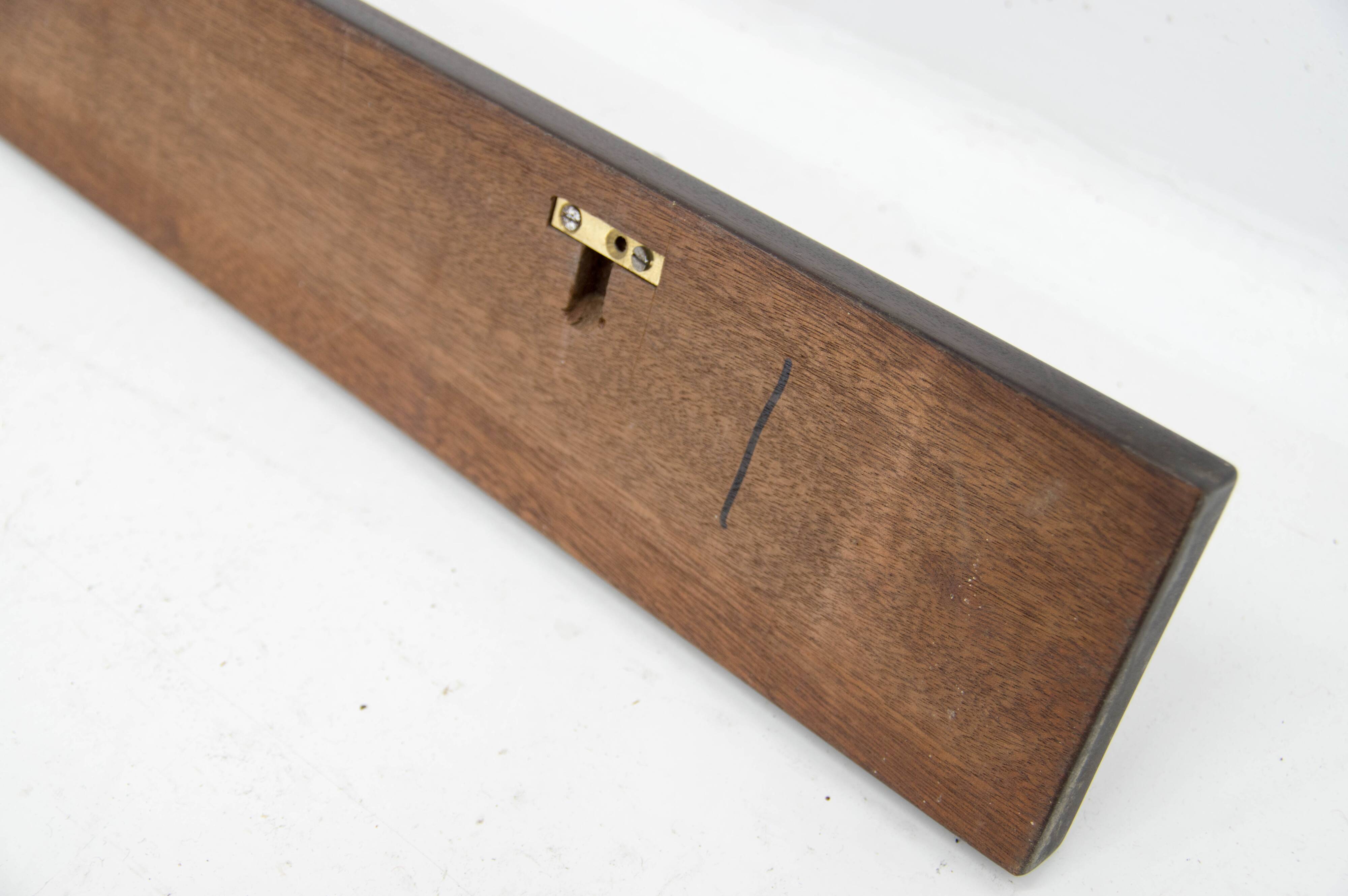 Set of Two Rosewood Wall Hangers, Denmark, 1970s