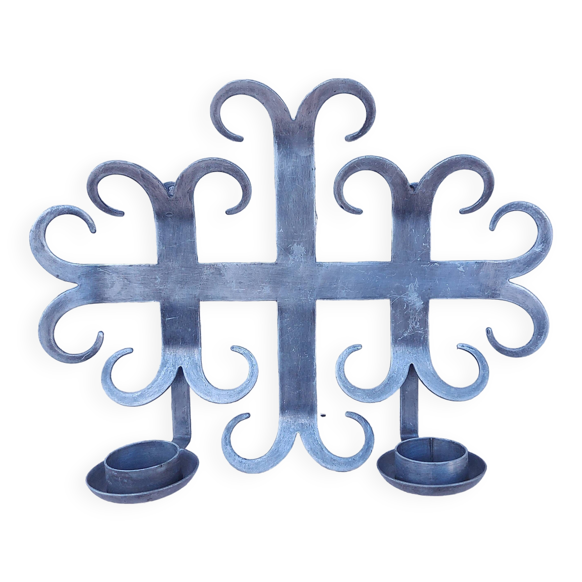 Vintage Scandinavian candle holder, Sweden town of Eskiltuna