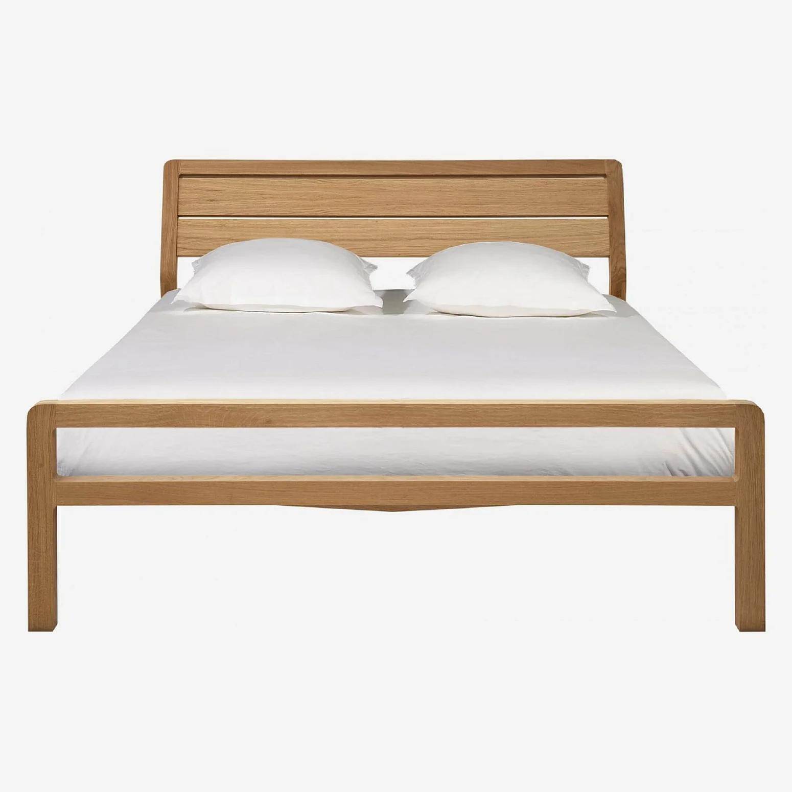 Bed Habitat Solid Oak 160x200 - Radius Collection - Designer Simon Pengelly