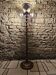 Lampadaire bois touné  Art Déco 1960