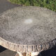 Ensemble de jardin table et 6 tabourets, Italie début XXe siècle