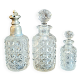 Garniture de toilette en cristal taillé Baccarat