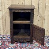 Chestnut bedside table from the 1930s