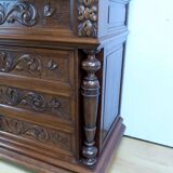 Walnut Commode by P. Guinand-Leglas, Renaissance style – 1920