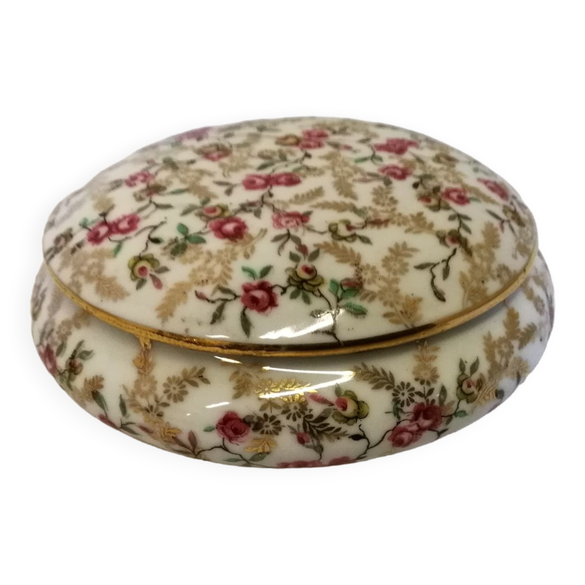 Porcelain bonbonnière F. Mr Limoges
