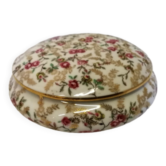 Bonbonnière En Porcelaine F. M Limoges