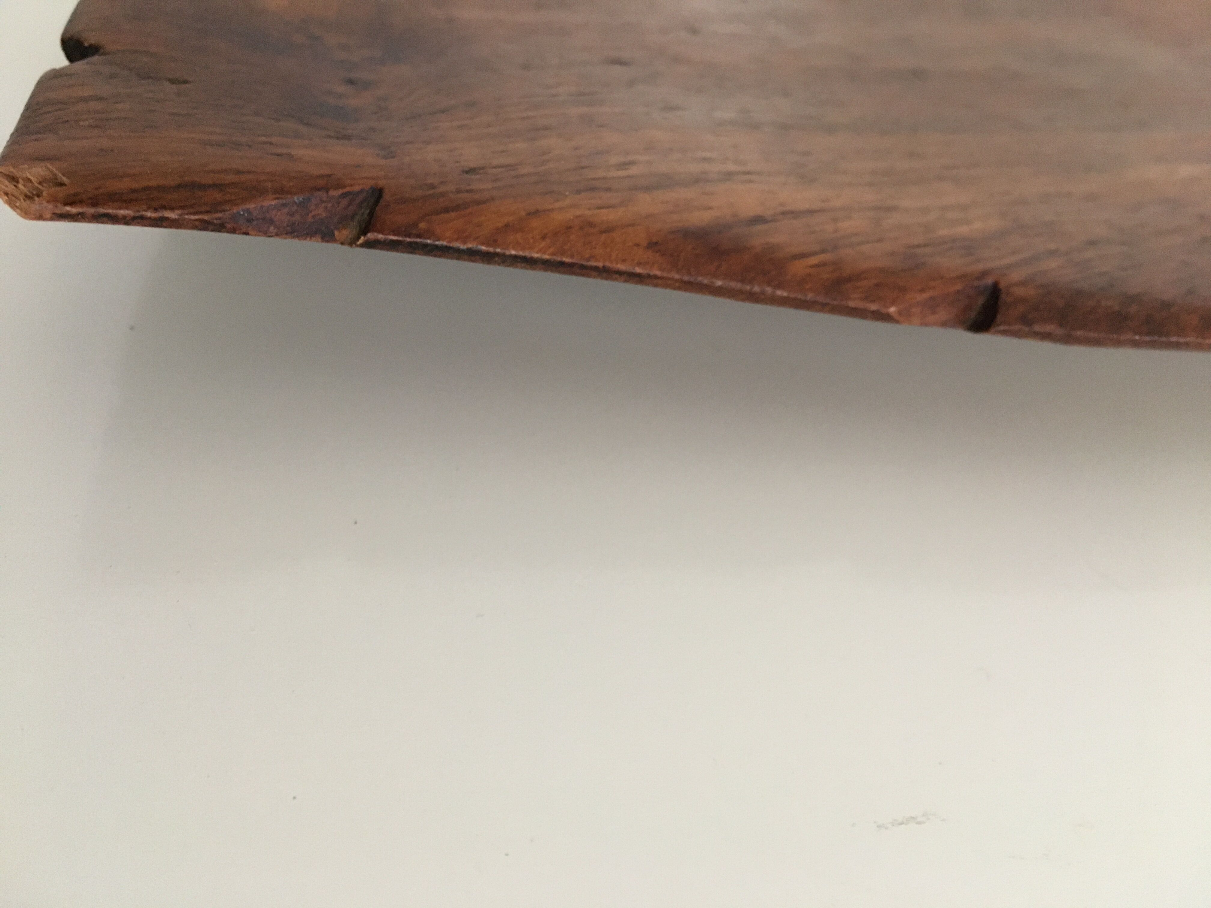 Vintage teak pocket emptier