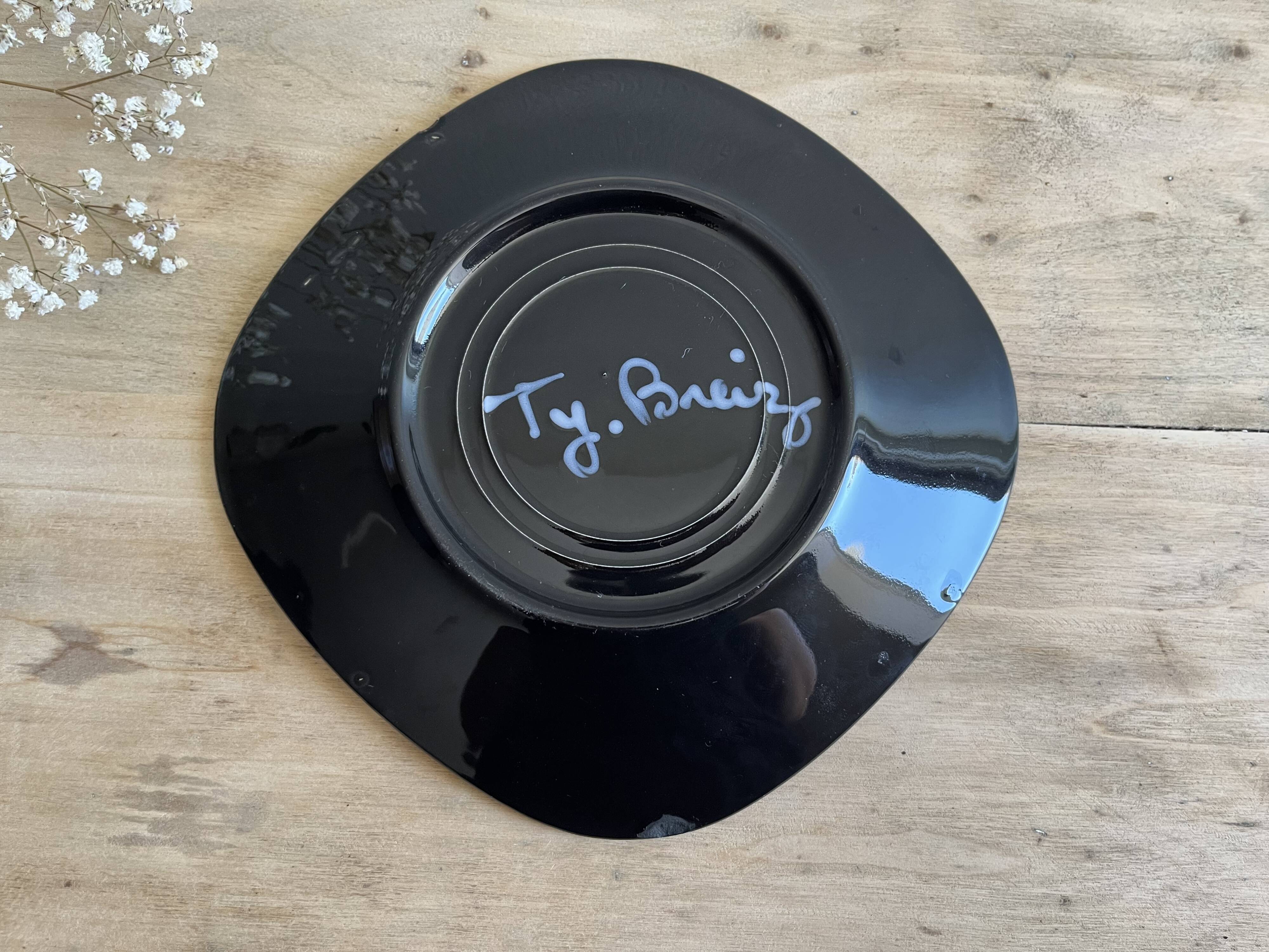 Ceramic plate Ty Breiz