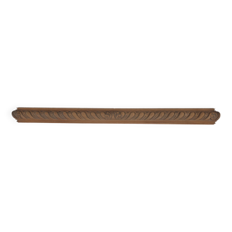 Old wooden pediment