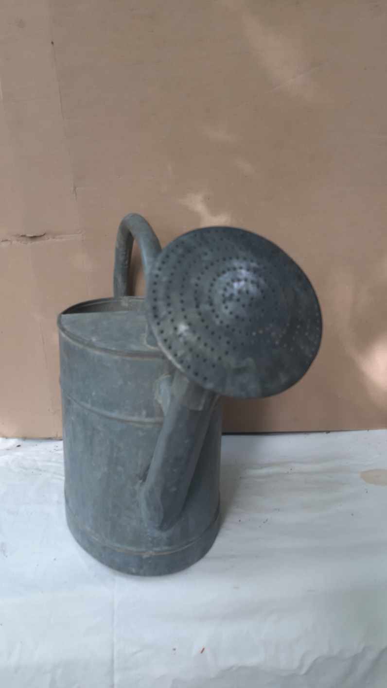 Zinc watering can