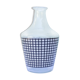 Tartan motif glass carafe
