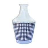 Tartan motif glass carafe