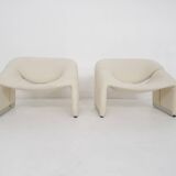 Set of two Pierre Paulin for Artifort, "Groovy"lounge chairs model F598, The Netherlands 1960's