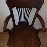 Victorian English office chair (1890-1900) James Shoolbred