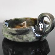 Vintage handmade dish/trinket bowl - signed Marie Louise Impe