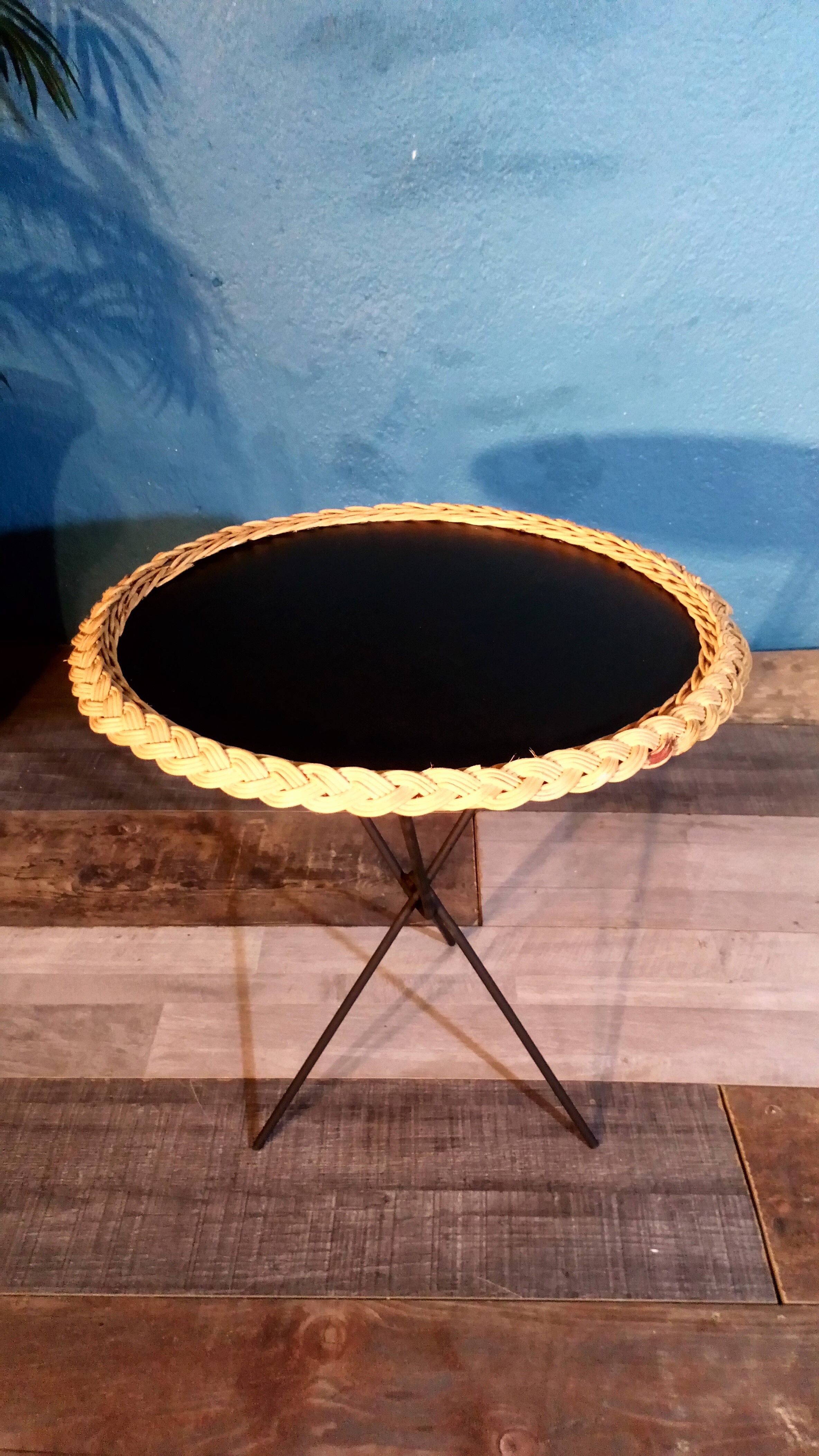 Rattan sofa tip 1950s