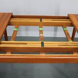 1960s Solid Teak Extendable Dining Table by Glostrup Mobelfabrik, Denmark