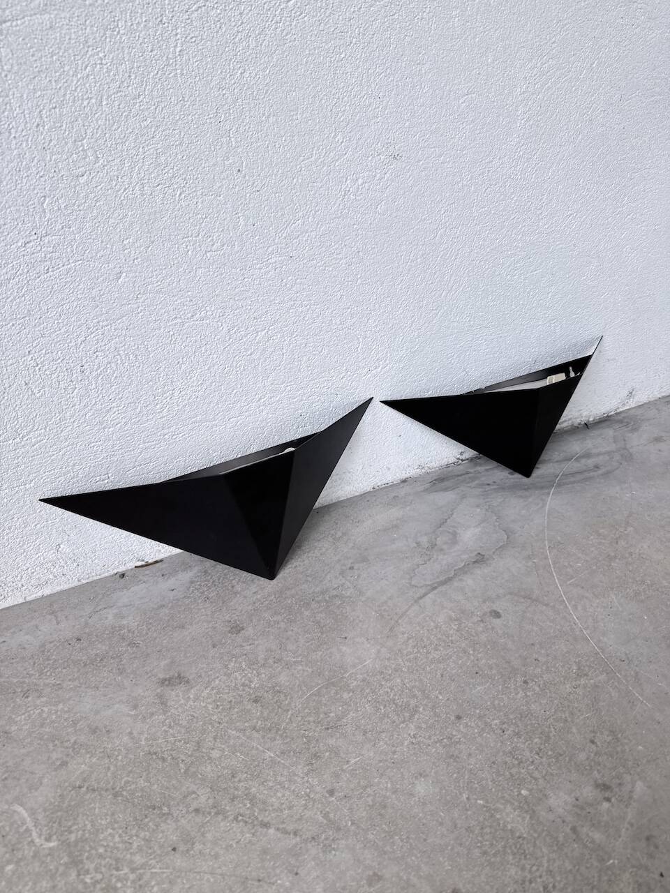 1980s Memphis wall lights