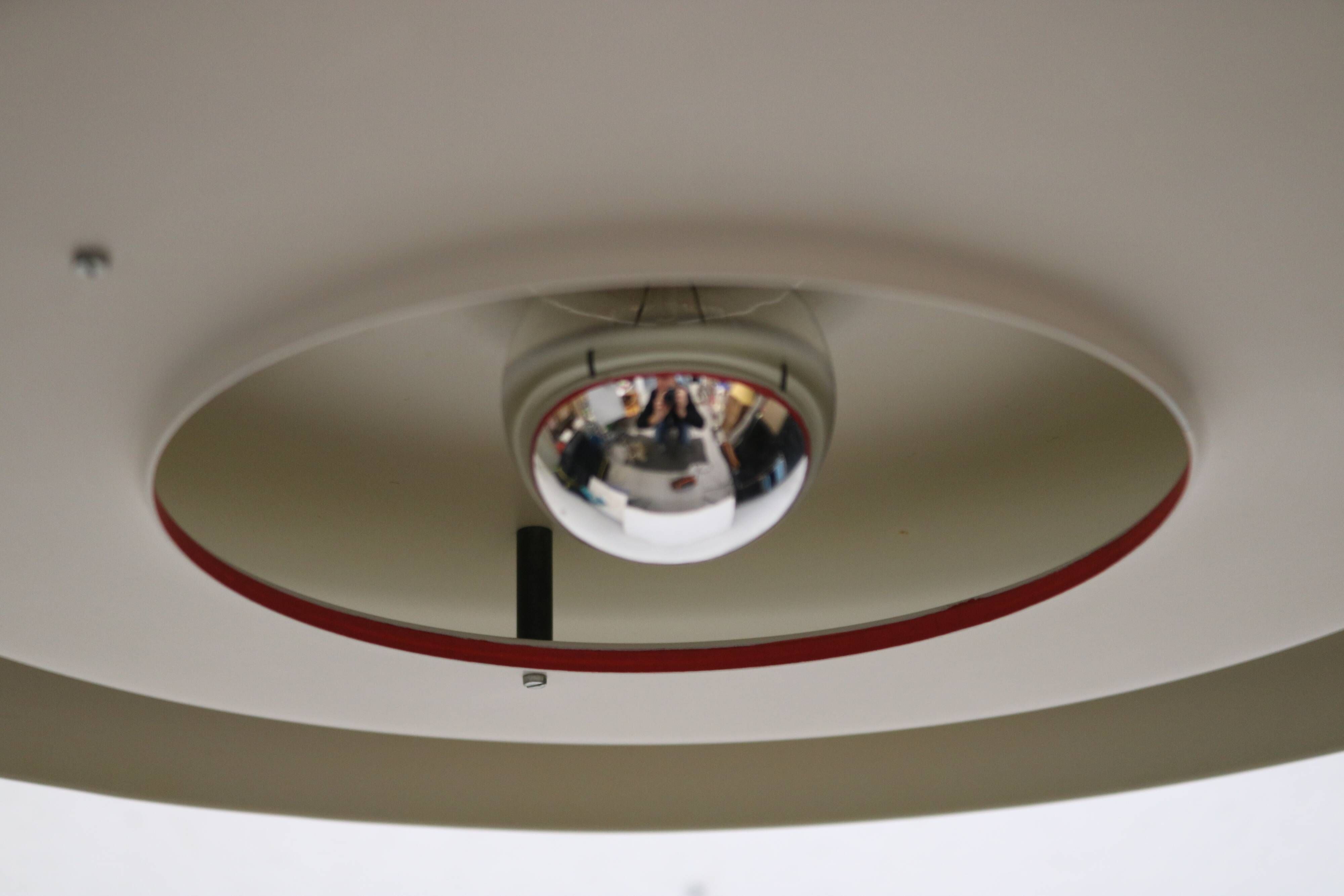 White XL Fog & Morup Optima Pendant Lamp: Hans Due Design, Denmark 1970s