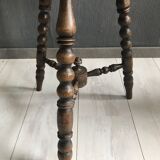 Antique Bobbin Sidetable Plantable 19th Century