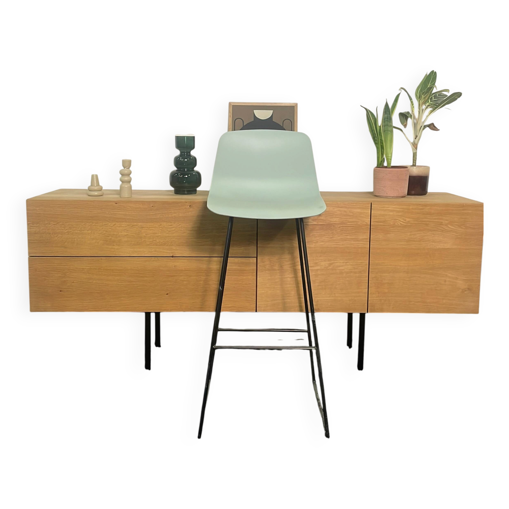 Fiber bar stool Muuto