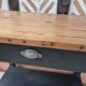Wooden desk console table