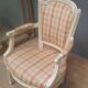 Lacquered armchair in the Louis XVI style