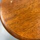Wooden pedestal table