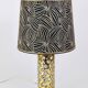Lampe de table Rupert Nikoll milieu du siècle en tube de laiton et verre à bulles, Autriche, années 1950