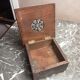 Breton box in chiseled wood - vintage
