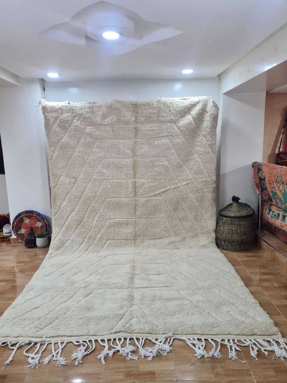 Berber mrirt handmade wool rug 300 X 200 CM