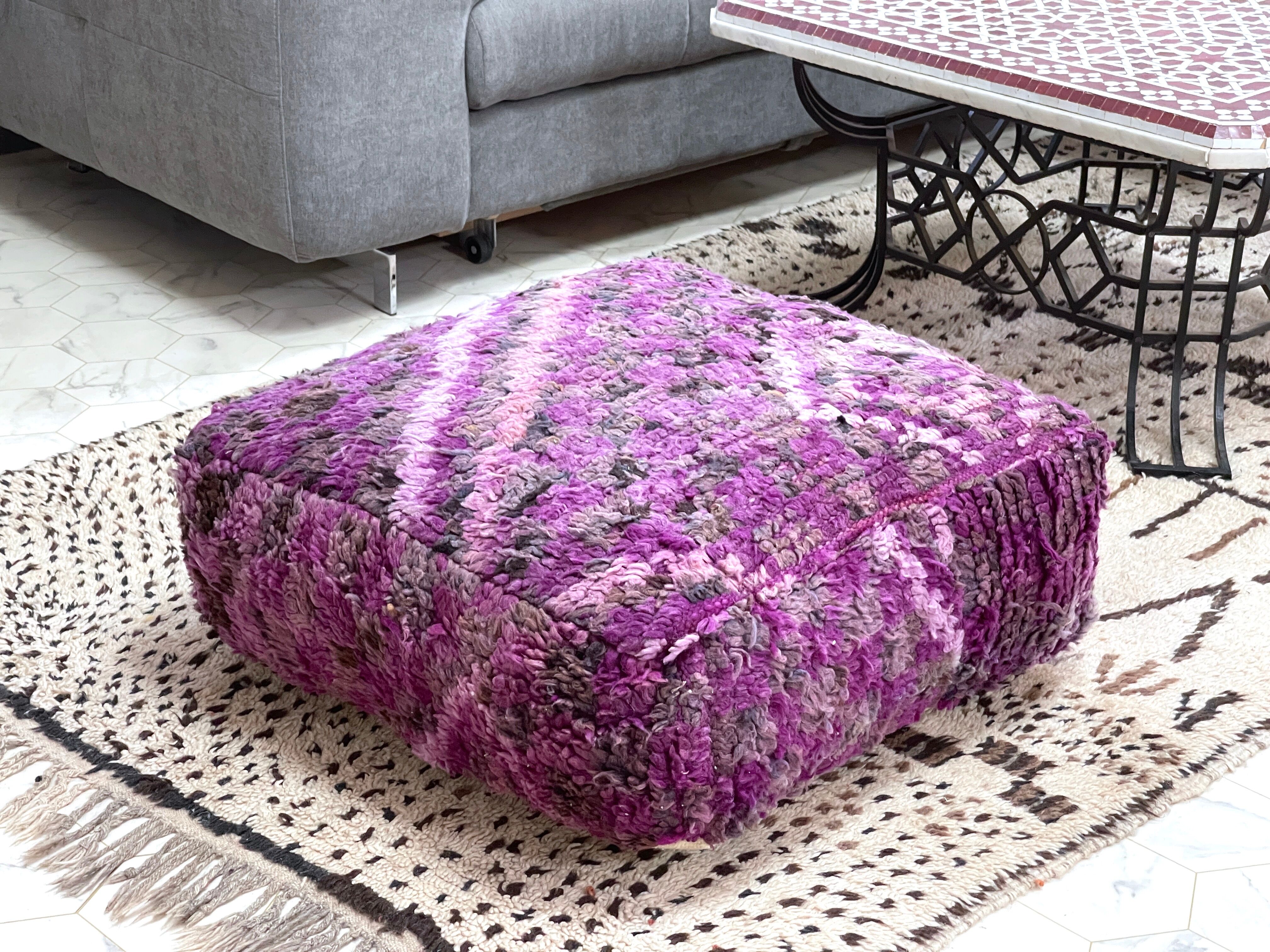 Moroccan Kilim Pouf