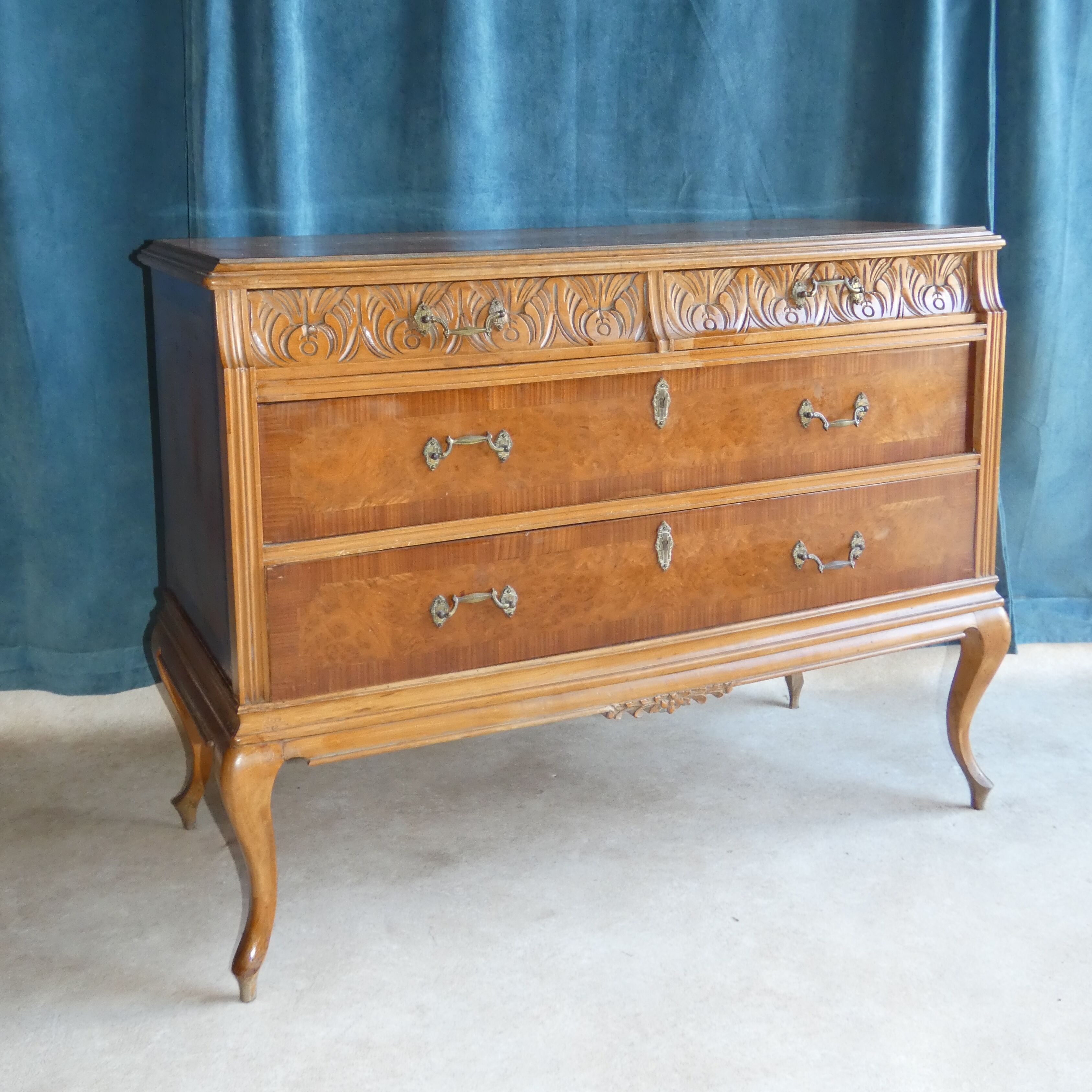 Chest of drawers Neoclassical 4 drawers in Wood circa 1920