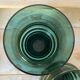 Paire de vases vert émeraude et doré , années 50-60