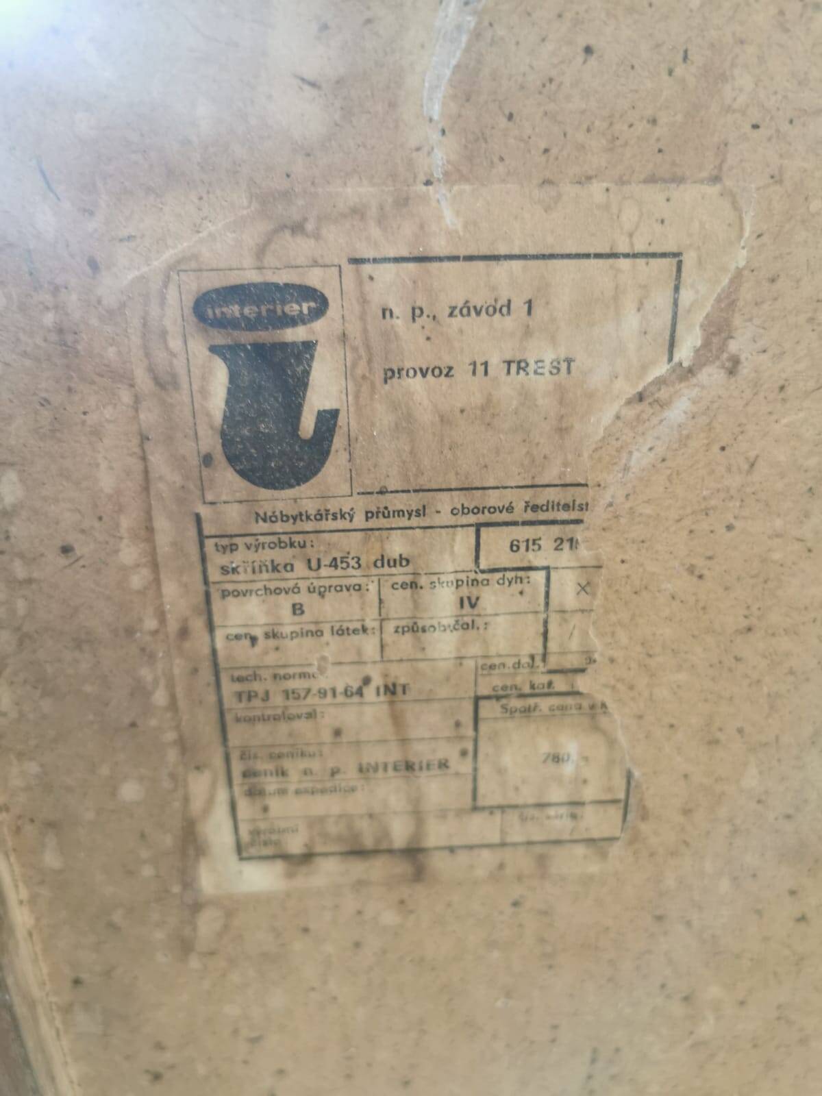 Sideboard by Jiri Jiroutek for Interior Prague, 1960s