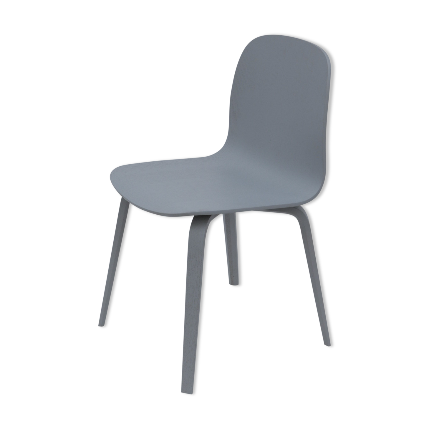 Grey wood chair