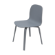 Grey wood chair