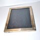 Old photo frame in wood and silver hallmark 800 - guilloche frame 16x20.5